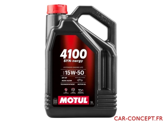 Huile MOTUL 4100 SYN-nergy 15W50 5L