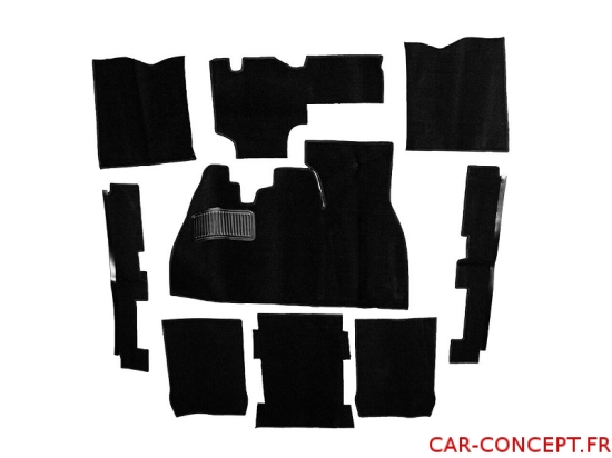 Kit moquette noire 73->