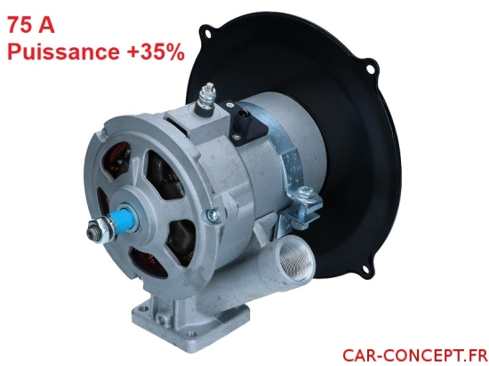 Kit alternateur 12 volts 75A avec régulateur incorporé