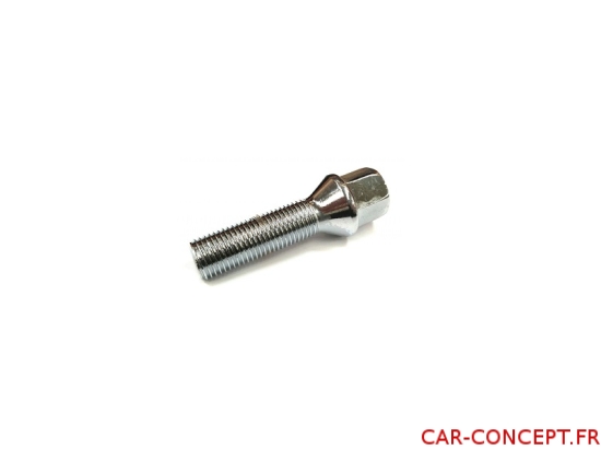 Boulon de roue long conique M14 x 1.5 x 35mm 