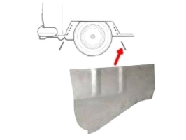 Pare boue arrière droite avant Combi 68/79